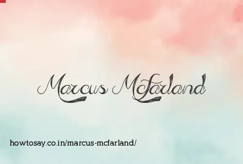 Marcus Mcfarland