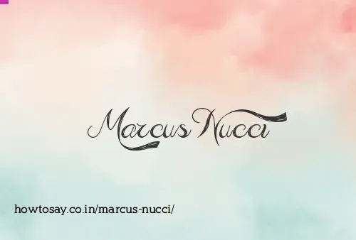 Marcus Nucci