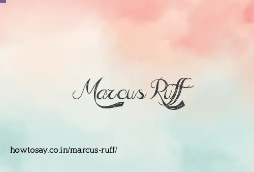 Marcus Ruff