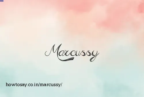 Marcussy