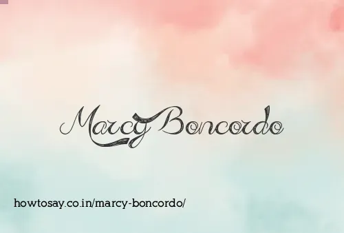 Marcy Boncordo