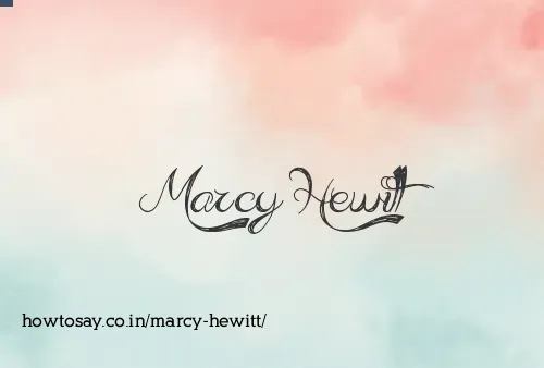 Marcy Hewitt