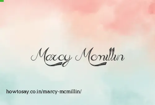 Marcy Mcmillin