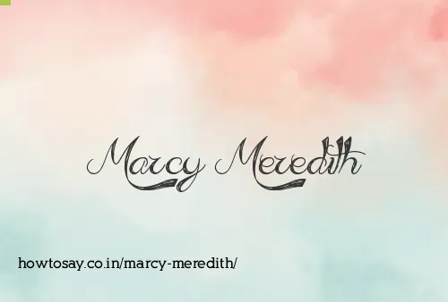 Marcy Meredith