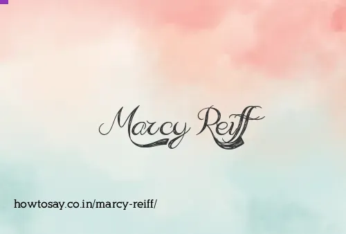 Marcy Reiff