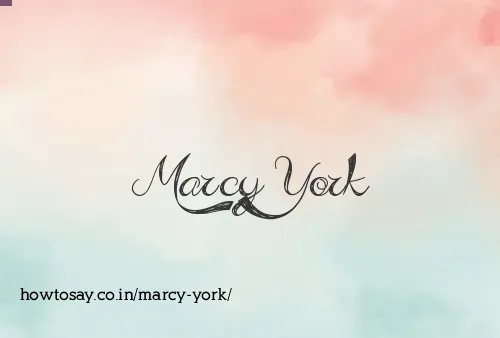 Marcy York