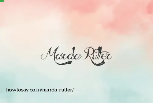 Marda Rutter