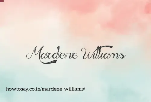 Mardene Williams