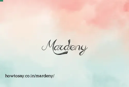 Mardeny