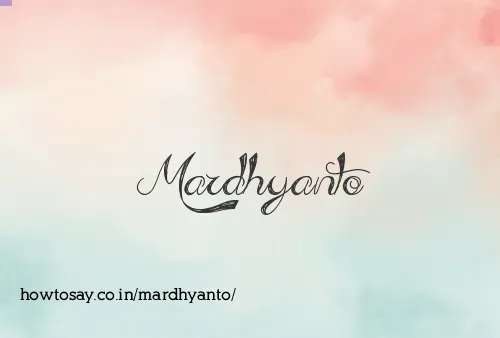 Mardhyanto