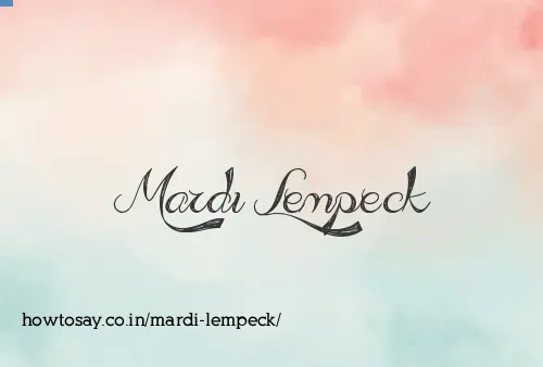 Mardi Lempeck