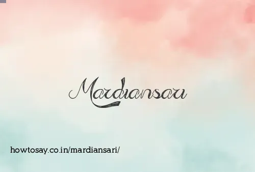 Mardiansari