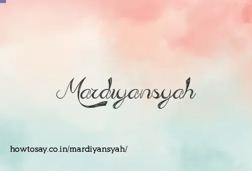 Mardiyansyah