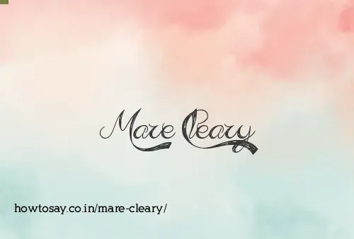 Mare Cleary