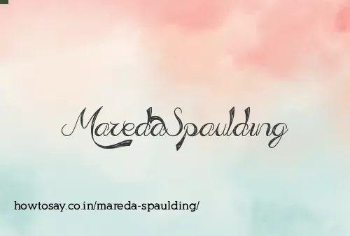 Mareda Spaulding