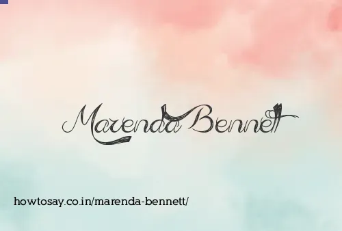 Marenda Bennett