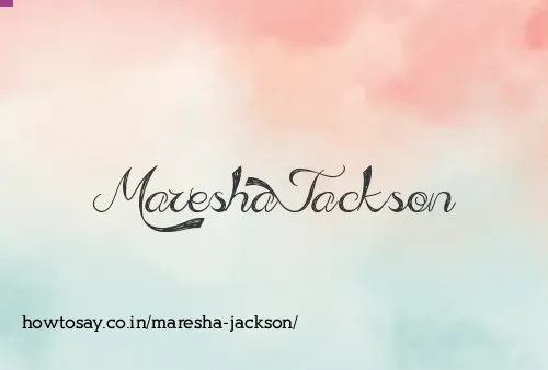 Maresha Jackson