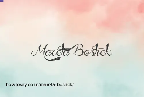 Mareta Bostick