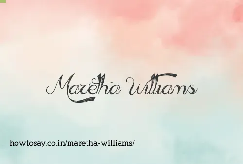 Maretha Williams