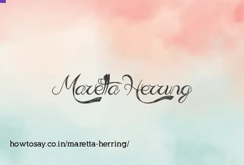 Maretta Herring