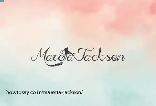 Maretta Jackson