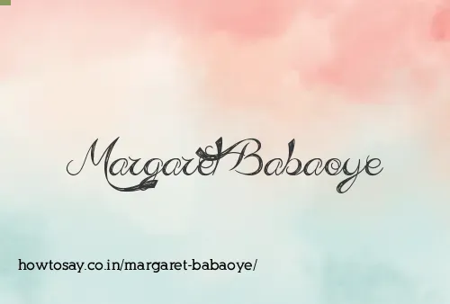 Margaret Babaoye