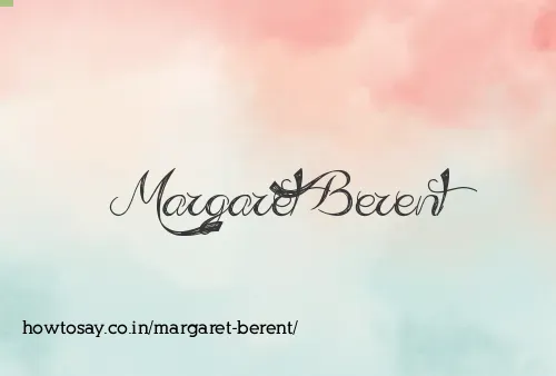 Margaret Berent