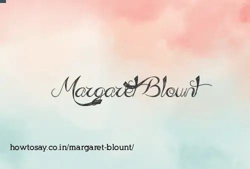 Margaret Blount