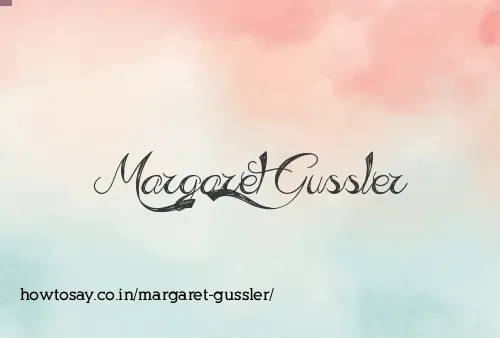 Margaret Gussler