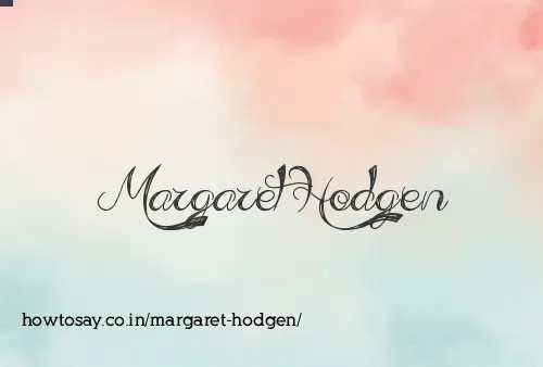 Margaret Hodgen