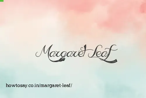 Margaret Leaf