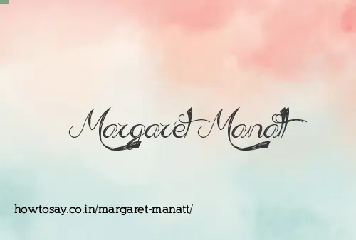 Margaret Manatt