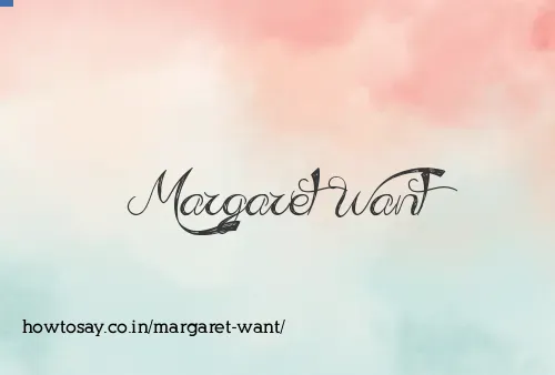 Margaret Want
