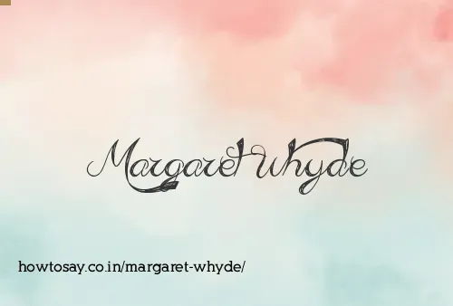 Margaret Whyde