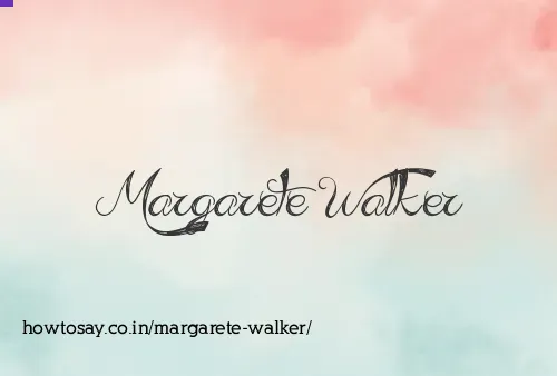 Margarete Walker