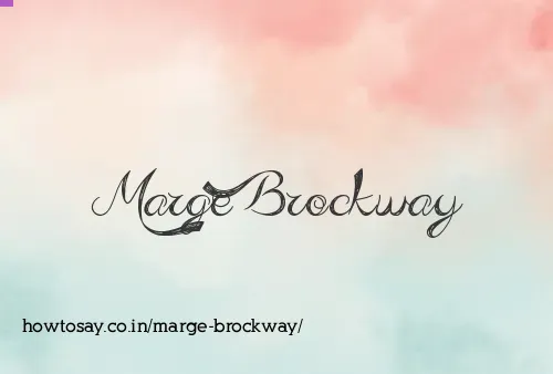 Marge Brockway