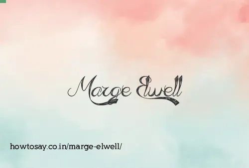 Marge Elwell