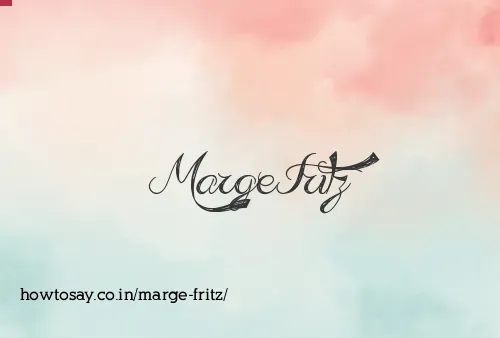 Marge Fritz