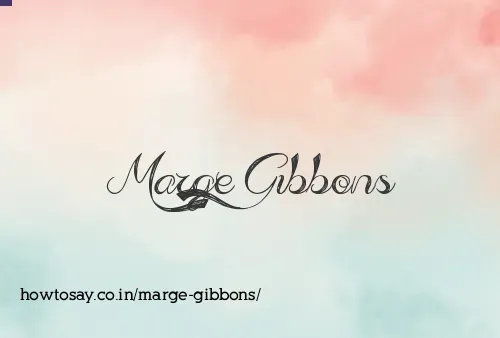 Marge Gibbons