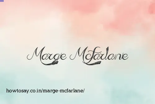 Marge Mcfarlane