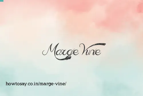 Marge Vine
