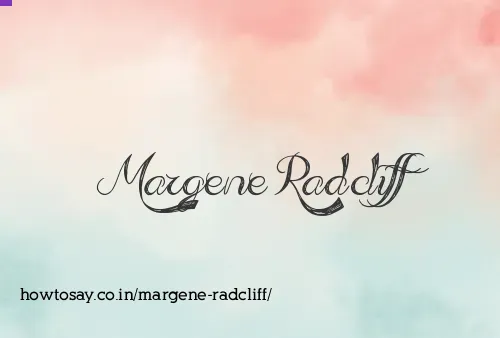 Margene Radcliff