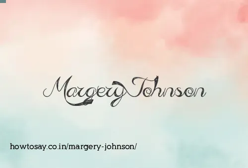 Margery Johnson