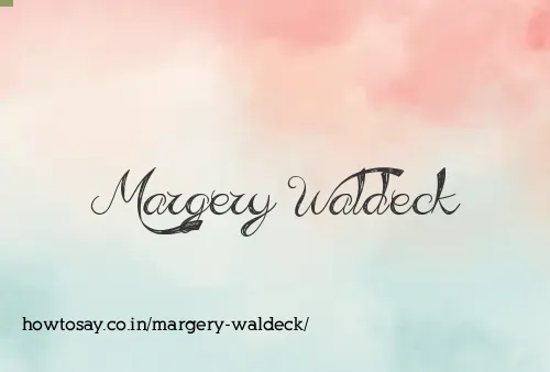 Margery Waldeck