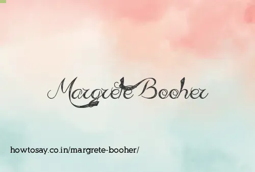 Margrete Booher
