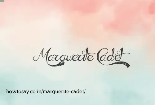 Marguerite Cadet