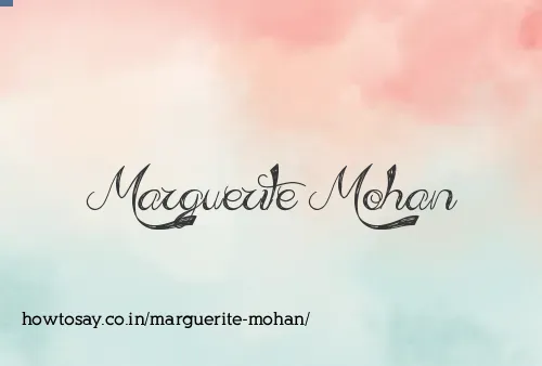 Marguerite Mohan