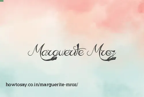 Marguerite Mroz
