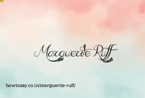 Marguerite Ruff