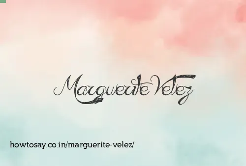 Marguerite Velez